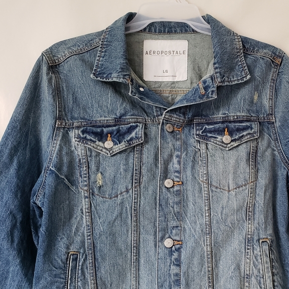 aeropostale mens jean jacket
